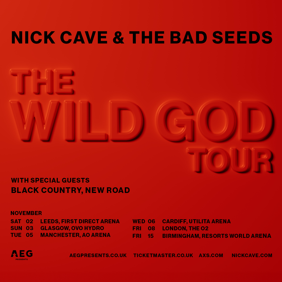 We've partnered with @nickcave for his upcoming November tour.

Official resale will be available on the link below.

nickcaveandthebadseeds.twickets.live