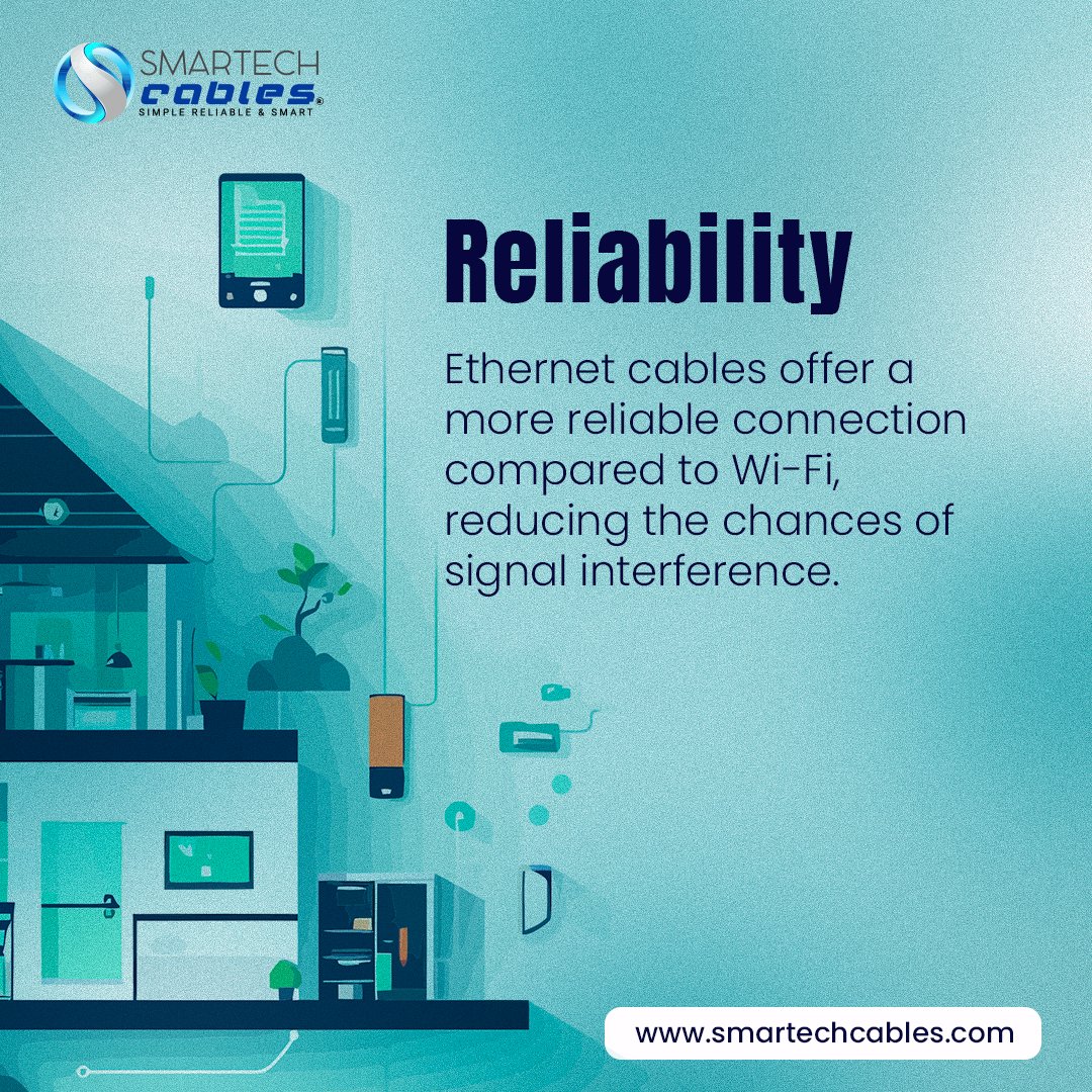 smartechcables's tweet image. RELIABILITY:- Ethernet cables provide a more dependable connection🧲than Wi-Fi, minimizing the risk of signal disruptions📶
. .
.
. .
.
#EthernetCable #reliable #connection #Wifi #Signal #Interference #LowVoltage