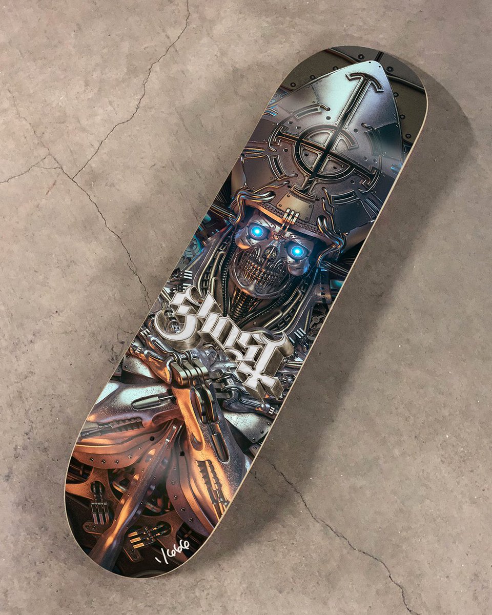 To celebrate the one-year anniversary of their single “Jesus He Knows Me,” which was surprise-released on Easter Sunday in 2023, we have once again teamed up with @thebandGHOST to bring you the second deck in our ongoing series of Rockabilia x Ghost Exclusive Limited Edition…