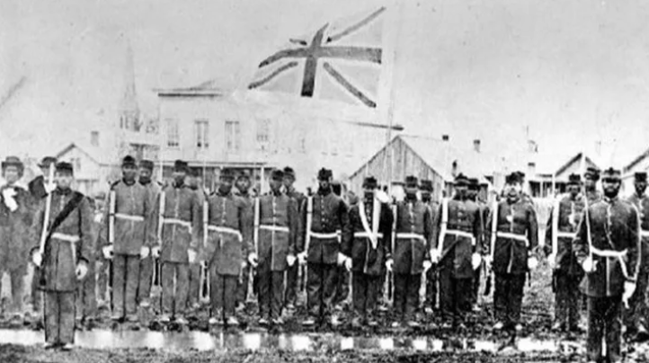 Today I wanted to tweet about something not WWII related, but to share the story of the Victoria Pioneer Rifle Corps. This unit was an all Black militia stood up in British Columbia in 1860-1866.