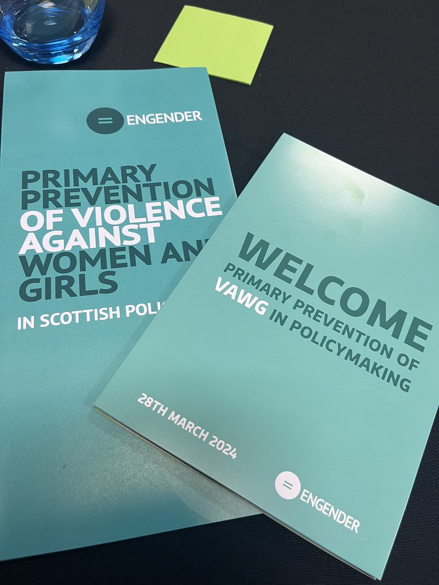 Great to be at @EngenderScot event on primary prevention and looking at how #GenderBudgeting approaches can be part of the solution