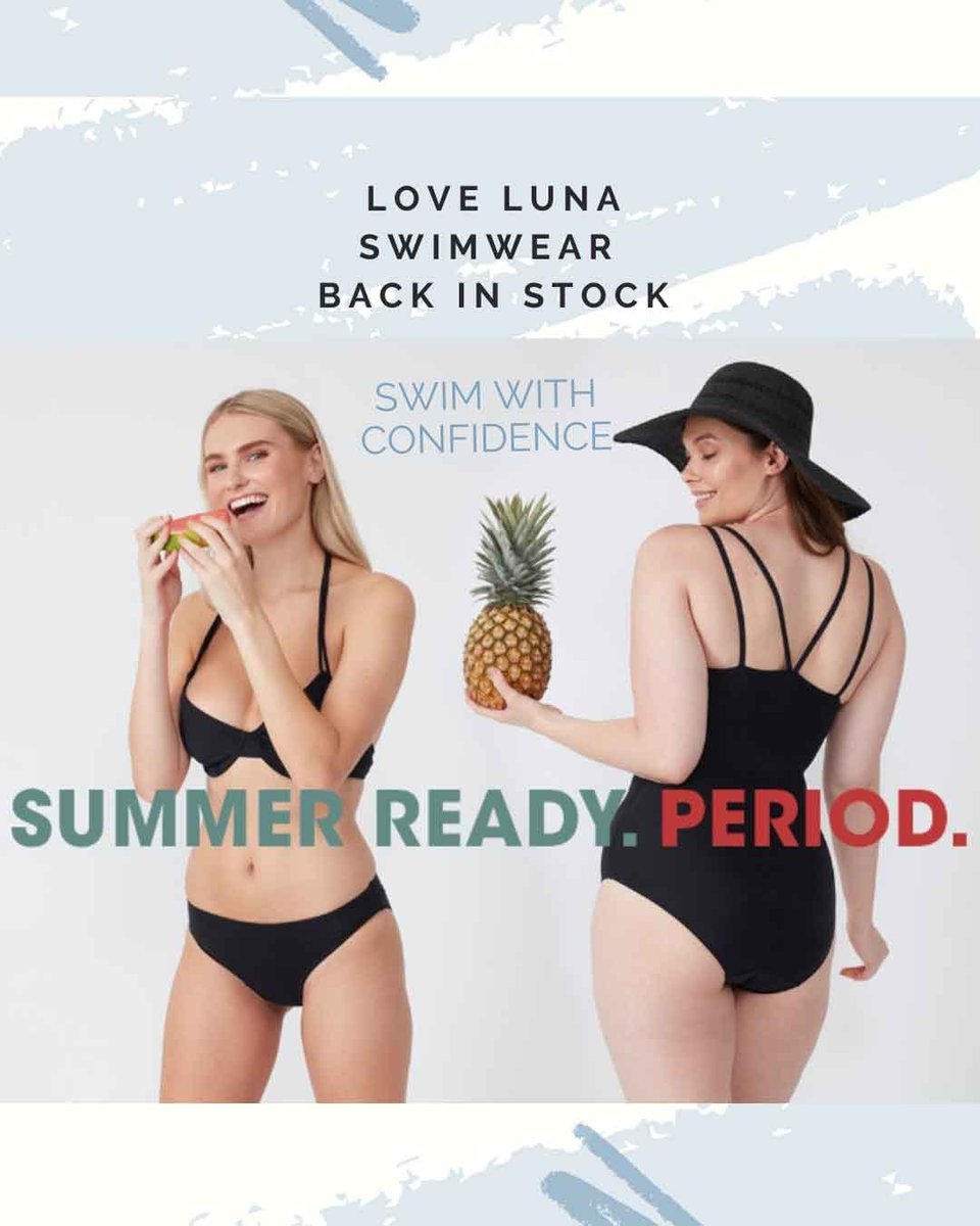 We are thrilled to announce our bestselling Love Luna Period Swimwear is back in stock!​​​​​​ Swim with confidence on your holiday, swimming lessons or spa day when on your period with Love Luna! tightstightstights.co.uk/accessories-c1… #periodswimwear #periodbikini #periodtalk #periodtips