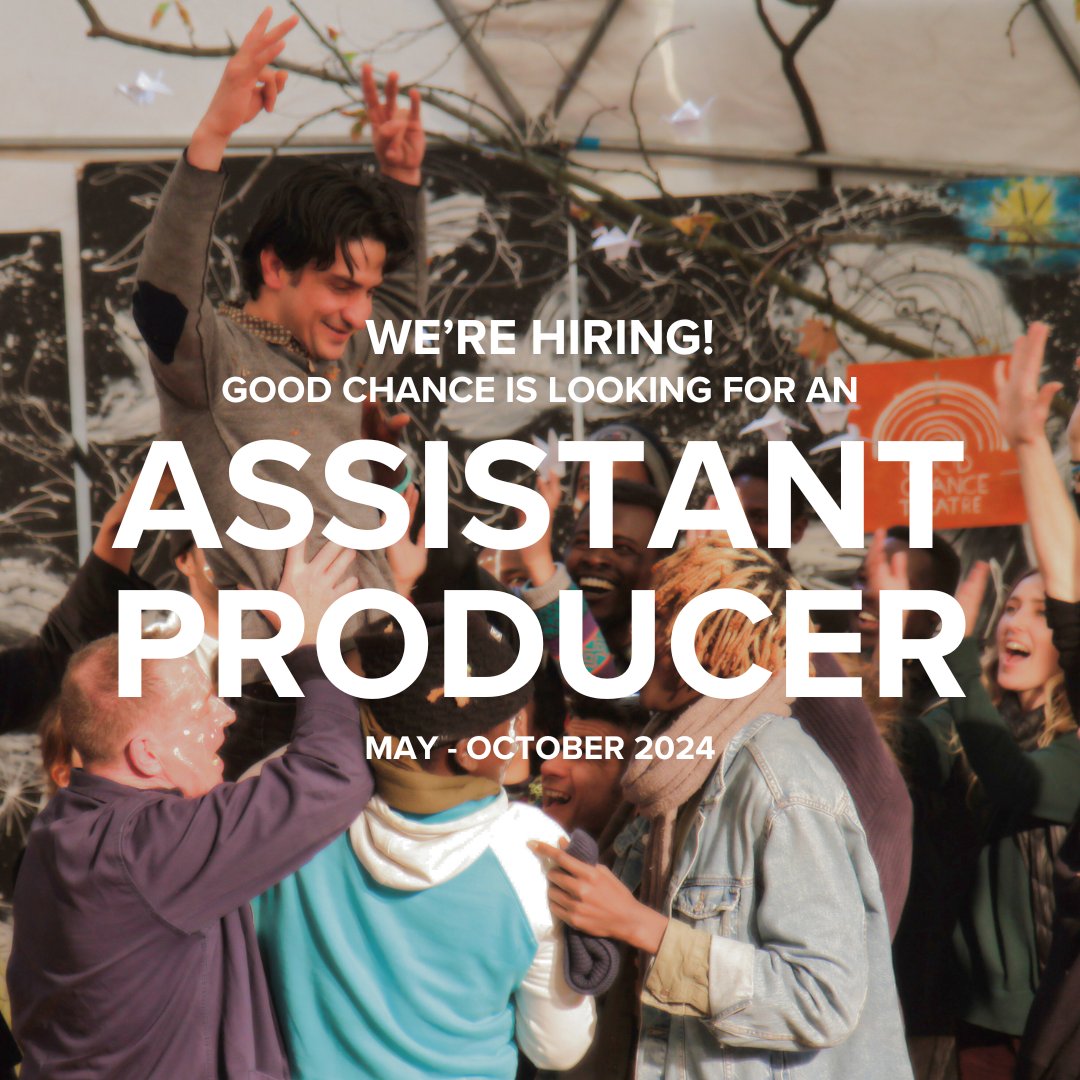 📣 The job fairy is here again! We're looking for an Assistant Producer to support our team in the delivery of a new large-scale, international, participatory theatre project with @geckotheatre, exploring what sanctuary means today 🧡 More info and apply: goodchance.org.uk/assistant-prod…