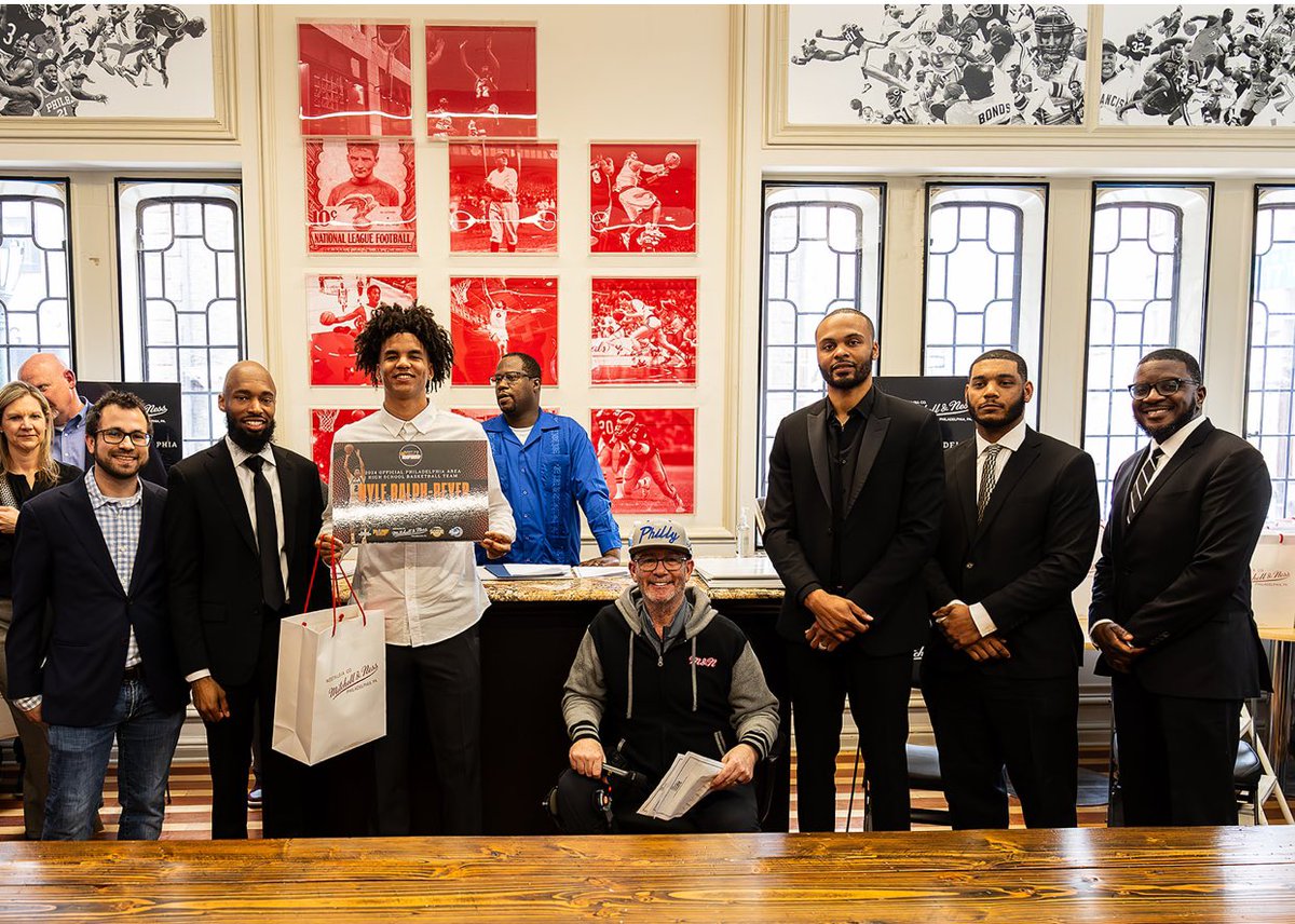 Congrats to <a href="/BeyerNyle/">Nyle Ralph-Beyer</a> on being selected as one of the top 15 players in the greater Philadelphia area! Thank you to <a href="/Miller_Report/">THE MILLER REPORT ™️</a> <a href="/hooplove215/">CityofBasketballLove</a> <a href="/RareFootageNews/">RareFootage</a> <a href="/mitchell_ness/">Mitchell & Ness</a> <a href="/coachritter1/">Coach Ritter</a>
