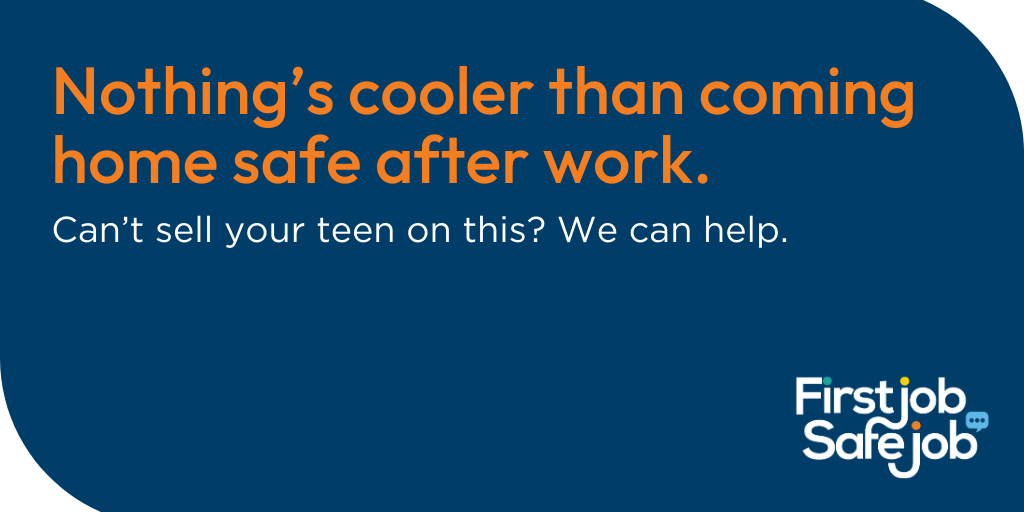 WSPS_NEWS's tweet photo. Your teen may be too cool to tell you this, but you play a powerful role in helping them make healthy, smart decisions. 

Show them your support as they enter the work world and help them have a safe &amp; positive experience 👍 https://t.co/hTRsWvpzdO

#FirstJobSafeJob https://t.co/r9qC6YKcqt