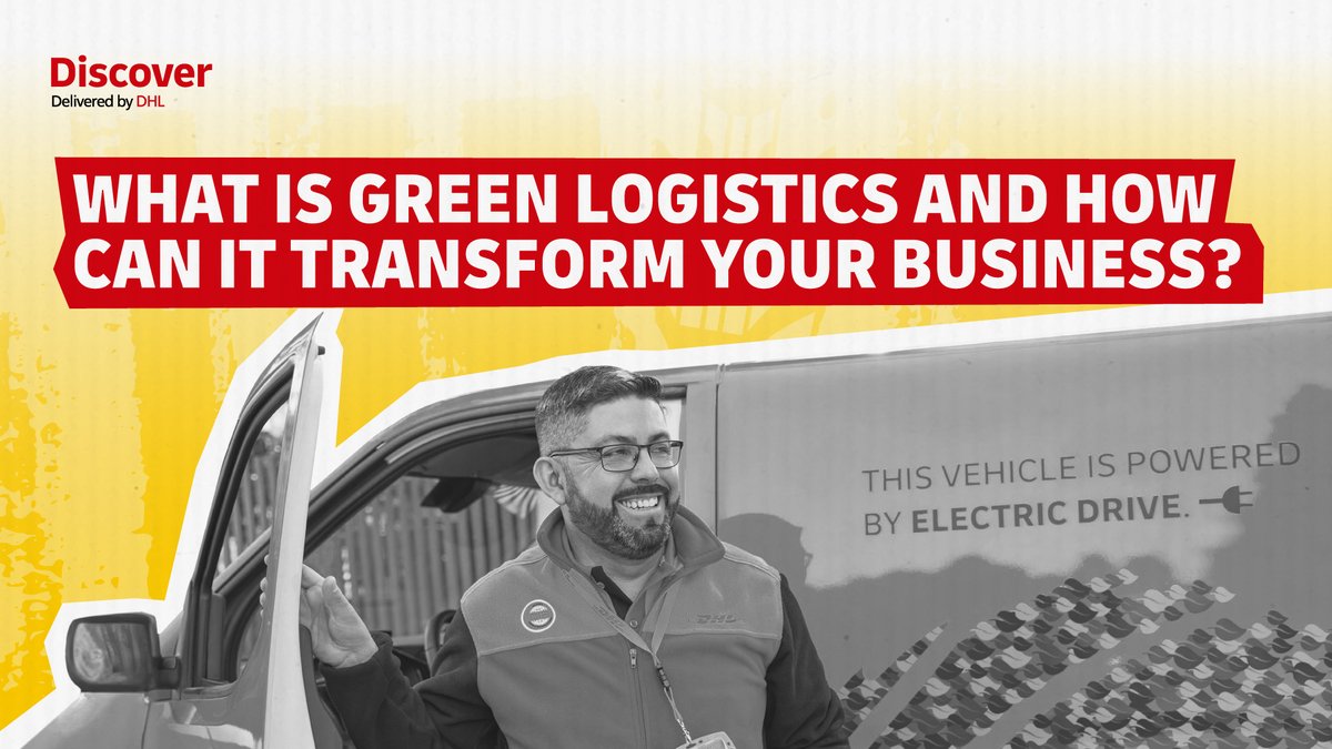 As environmental consciousness grows, it's more important than ever to adopt #green logistics, not only for the planet, but also for your success as a #business owner. Learn what strategies are right for you here ➡️ dhl.gl/43zEwiW #SME #GoGreen
