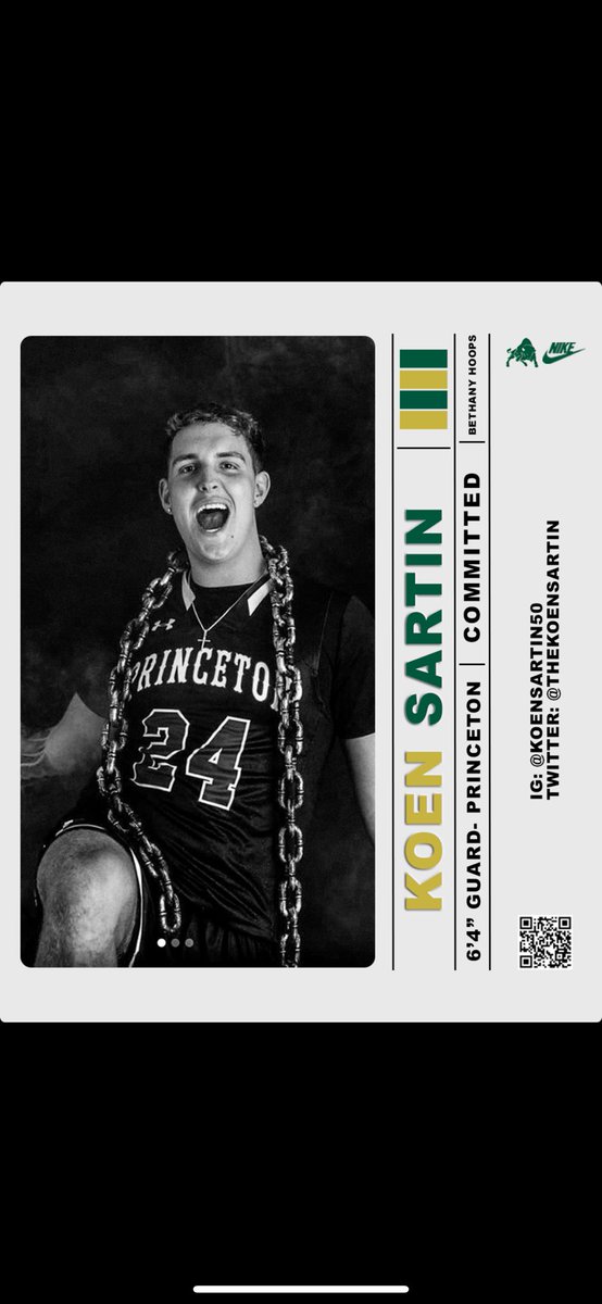 Excited to announce my commitment to Bethany college. Can’t wait to get to work!!!@brad_johnson04 <a href="/DannyZuchak/">Danny Zuchak</a>