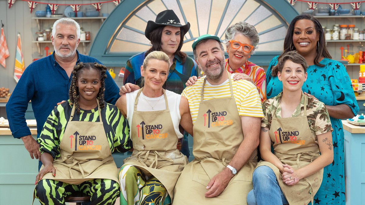 What's this? Just four more celebrities about to cause mayhem. Oti Mabuse, Gabby Logan, David O'Doherty and Suzi Ruffell join us for The Great Stand Up To Cancer Bake Off, Sunday 31st March at 7.40pm on Channel 4. #GBBO