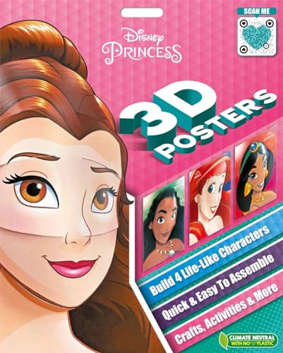 Disney Princess: 3D Posters (Scan the QR code to see how to create your own wall art!)

 👉 gasypublishing.com/produit/disney…

#notebook #usedbooks #envisage #bookflatlay #bookclubs