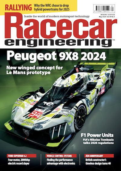 Coming soon: the May 2024 issue of Racecar Engineering, featuring the updated Peuxot 9X8! Get your copy starting 5 April by subscribing via the link below! bit.ly/4ao9psS