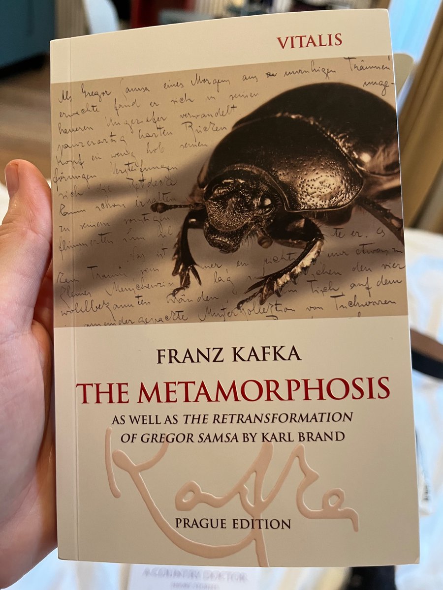 In honour of the upcoming @bodleianlibs Franz Kafka exhibition, I visited sone Kafka sites in Prague including the house he lived in between 1916-17 and is now a bookshop! 📖