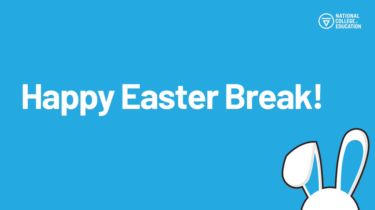 We hope the #OurNCEJourney community has a great Easter Break ahead! We're here over the holiday so do get in touch if we can help with anything 📲