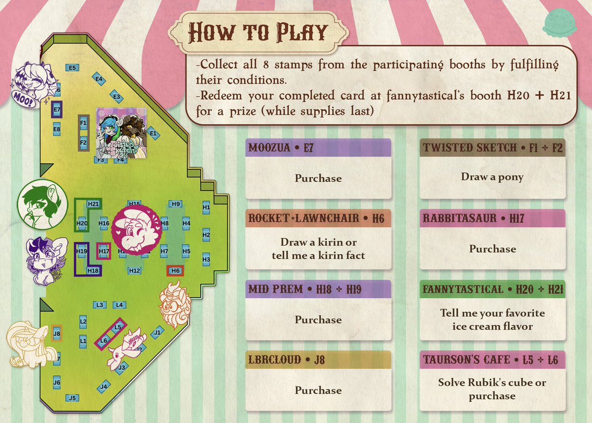 fannytastical's tweet image. I'm hosting a stamp rally at BABSCon 2024! I made a holo Sweetie Belle magnet.
💖 Participating Artists 💖
@MoozuaMary ❤️ @twisted_sketch 🧡 @RocketLawnchArt 💛 @Rabbitasaur 💚 @MidPrem 💙 @LBRCloud 💜 @Taurson + Guest Contributor @CuckyUncle