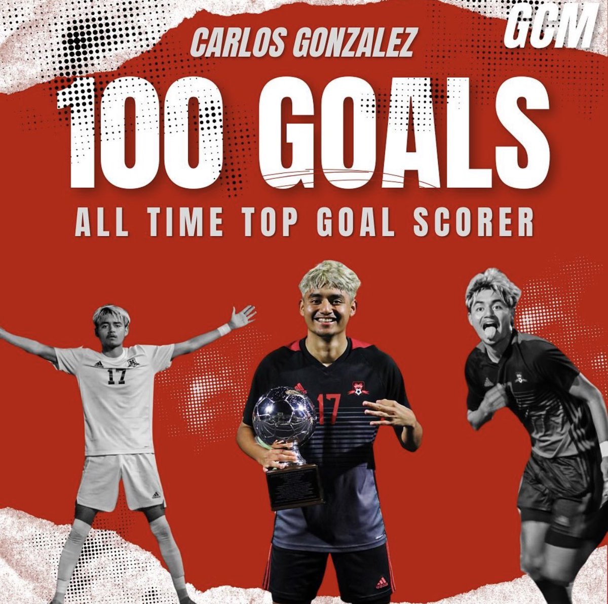 Proud to reach 100 Goals for GCM ❤️🖤
<a href="/_gcmsoccer/">GCM Mens Soccer⚽️</a>