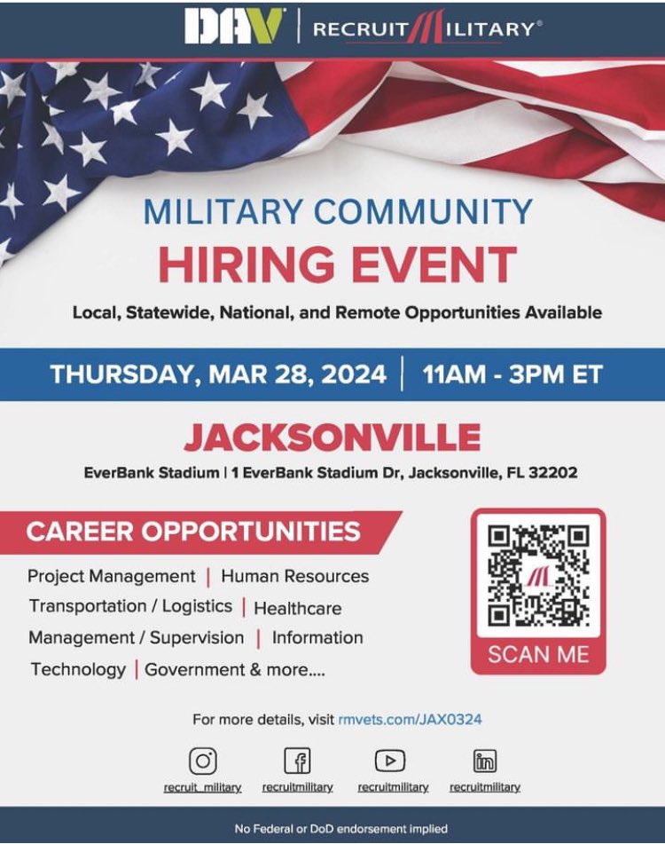 Looking for a new career in the Jacksonville area?