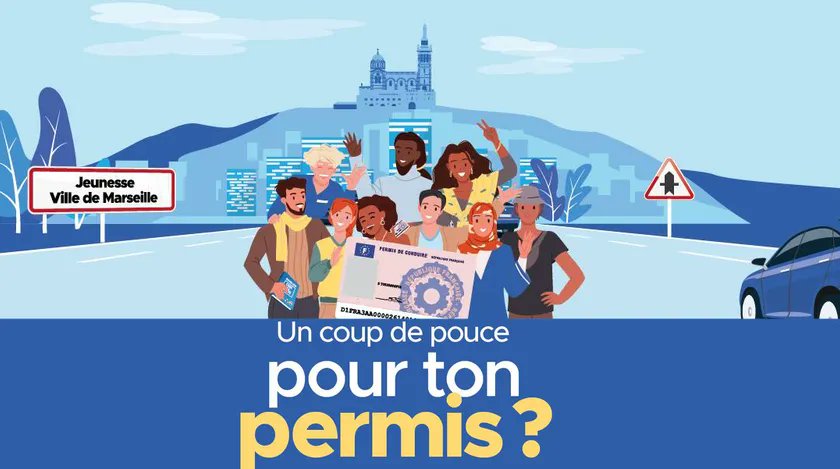 mairie6_8's tweet image. #CodeDeLaRoute | Une nouvelle session pour se préparer au code de la route ⛔ gratuitement  avec la Ville de Marseille !
🚗Tu as entre 16 et 18 ans et tu habites un quartier éloigné des transports en commun ou mal desservi ? Tu as jusqu&apos;au 7 avril pour t&apos;inscrire !…