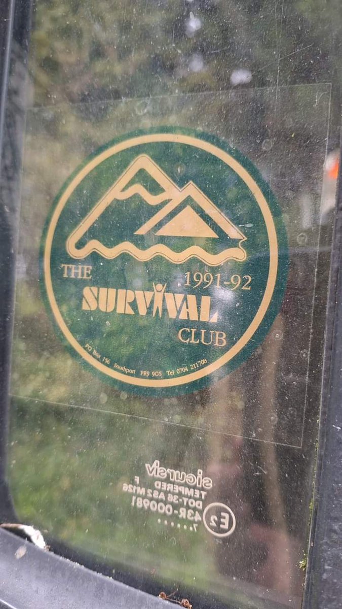 SamWatson__'s tweet photo. Blast from the past on one of Elsa's doors. Anyone remember? #RayMears #TheRealSurvivalAids #PenrithSurvival @Ray_Mears https://t.co/pgzNTpPCX7