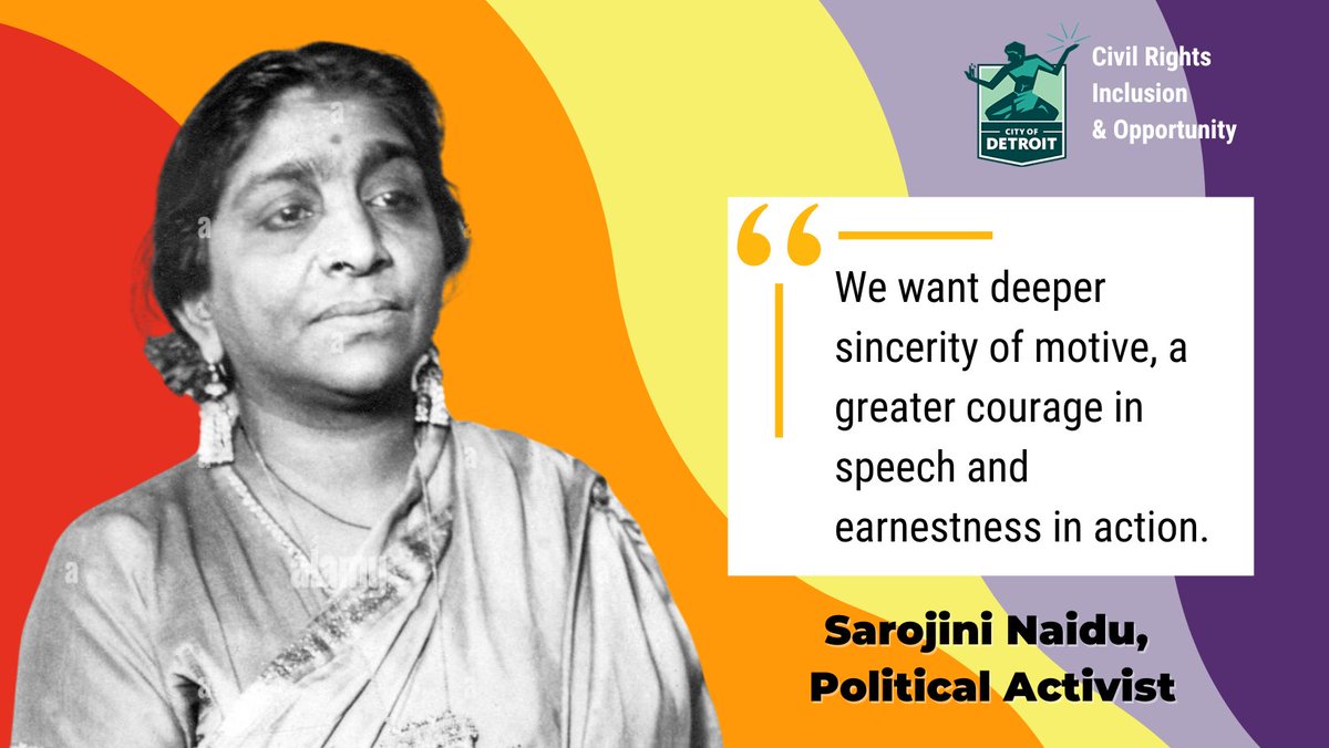 Sarojini Naidu #HERStory - a freedom fighter and politician who was significant in India’s struggle for independence. Known as the 'Nightingale of India' and the first Indian woman to be president of the Indian National Congress and to be appointed an Indian state governor.
