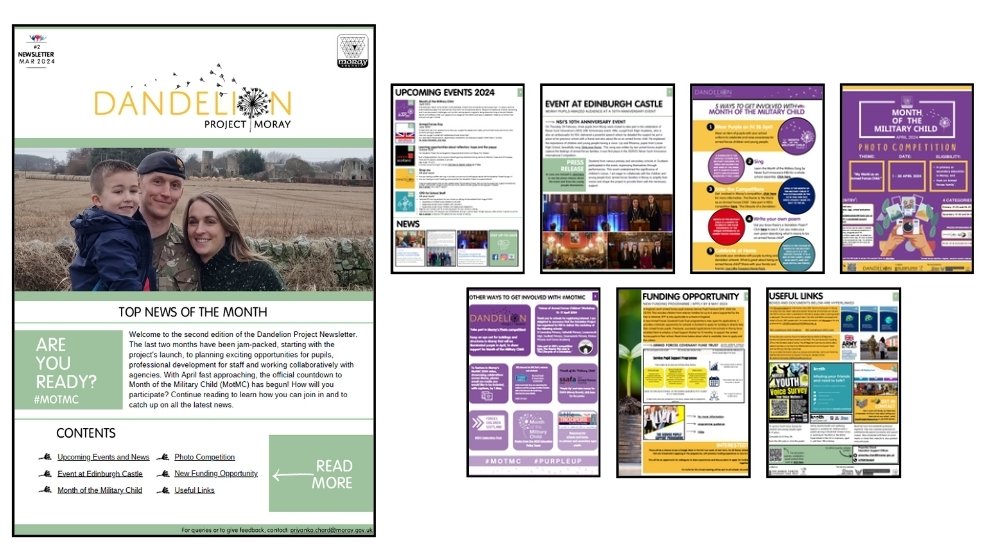 📢 The Dandelion Project's Second Newsletter is here! Check out all the exciting opportunities and information! 💜 Including how to get involved with #MotMC 👉🏽drive.google.com/file/d/1uww9-U… @RAFLossiemouth @Kinloss_Bks @MorayCouncil @CovenantTrust #DandelionProjectMoray