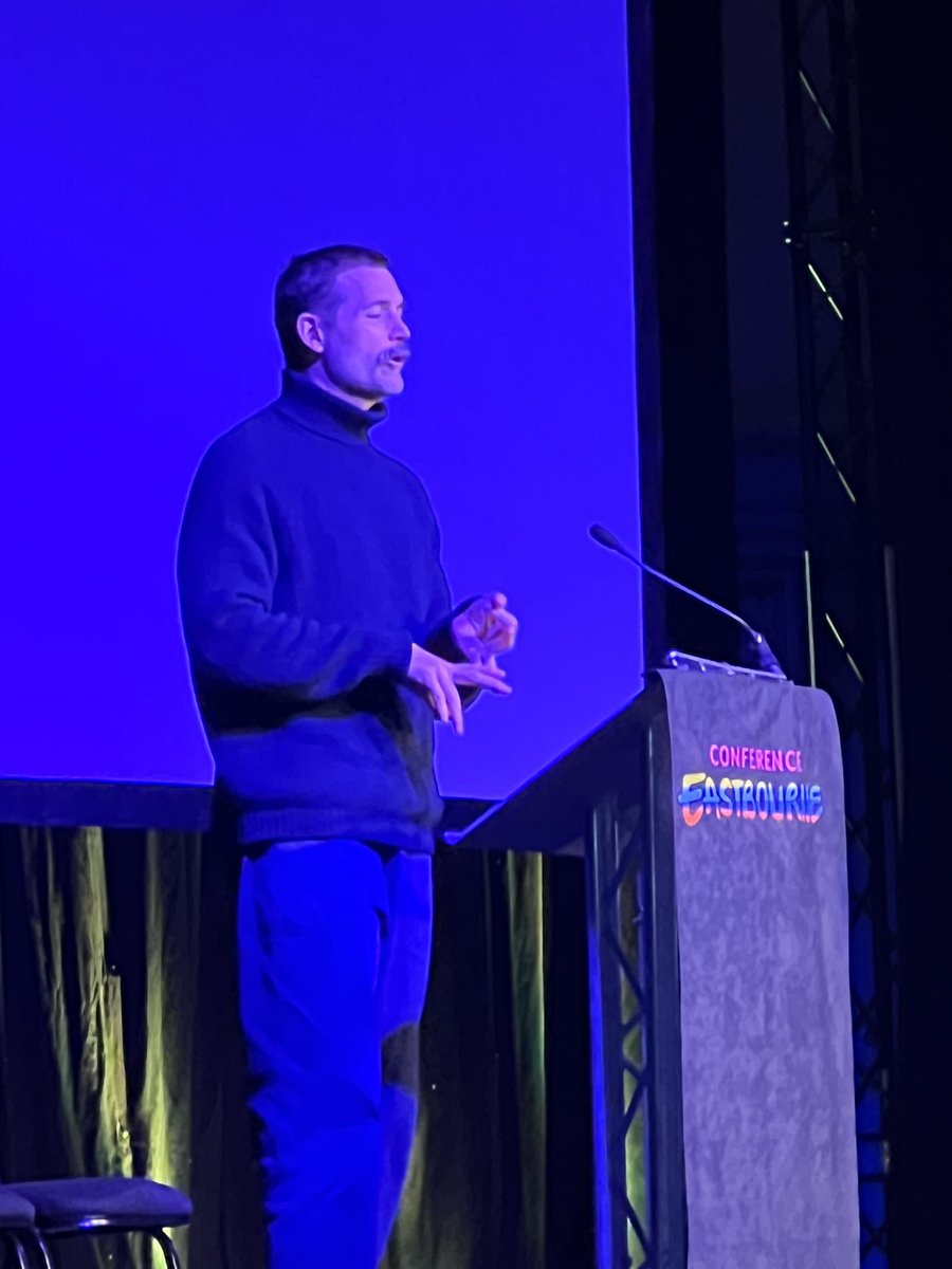 A brilliant talk today from <a href="/paddygrant/">Patrick Grant</a> at our ESFWI AGM in Eastbourne……all agreed to buy sustainable clothing and to support British business. Thank You from all of us