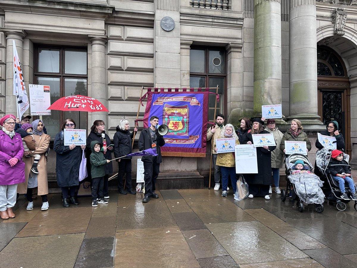 Glasgow City Parents Group (GCPG) (@gcparentsgroup) on Twitter photo Thank you to all the parents, carers and grandparents who joined us today & our allies in <a href="/EISGlasgow/">EIS Glasgow</a> <a href="/GMBGlasgowCC/">Glasgow GMB</a> <a href="/unisonscot/">UNISON Scotland</a> & the amazing pupils from <a href="/gla_hsu/">Glasgow Highschool Student Union</a> for their passionate words!
Keep fighting!
#LetOurKidsFlourish 💛 Thank you to all the parents, carers and grandparents who joined us today & our allies in <a href="/EISGlasgow/">EIS Glasgow</a> <a href="/GMBGlasgowCC/">Glasgow GMB</a> <a href="/unisonscot/">UNISON Scotland</a> & the amazing pupils from <a href="/gla_hsu/">Glasgow Highschool Student Union</a> for their passionate words!
Keep fighting!
#LetOurKidsFlourish 💛