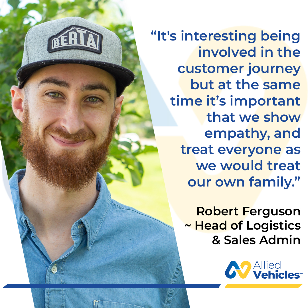 Head of Logistics & Sales Admin sounds like a complicated role that we wanted to know more about. We caught up with Robert Ferguson to find out about his world in Allied and beyond. 

Read Robert's story at ow.ly/gbXa50R4j7s

#WeMovePeople #Alliedfamily