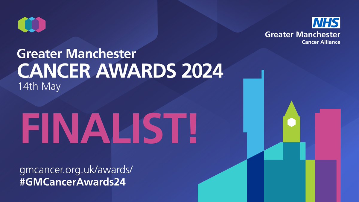 We're been shortlisted for four Greater Manchester Cancer Awards - team science, commitment to equality, early career researcher and outstanding care. 🏆 Congratulations to all the nominees. 👉 bit.ly/43vGot1