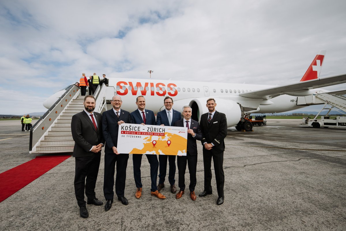 We're excited to celebrate not only one new continental flight but two. 🥳😍 This week marks the inaugural flights LX1490 to Košice in Slovakia as well as LX1880 to Cluj-Napoca in Romania. This opens new doors to go explore the East with us. 🛫 #flyswiss #newdestinations