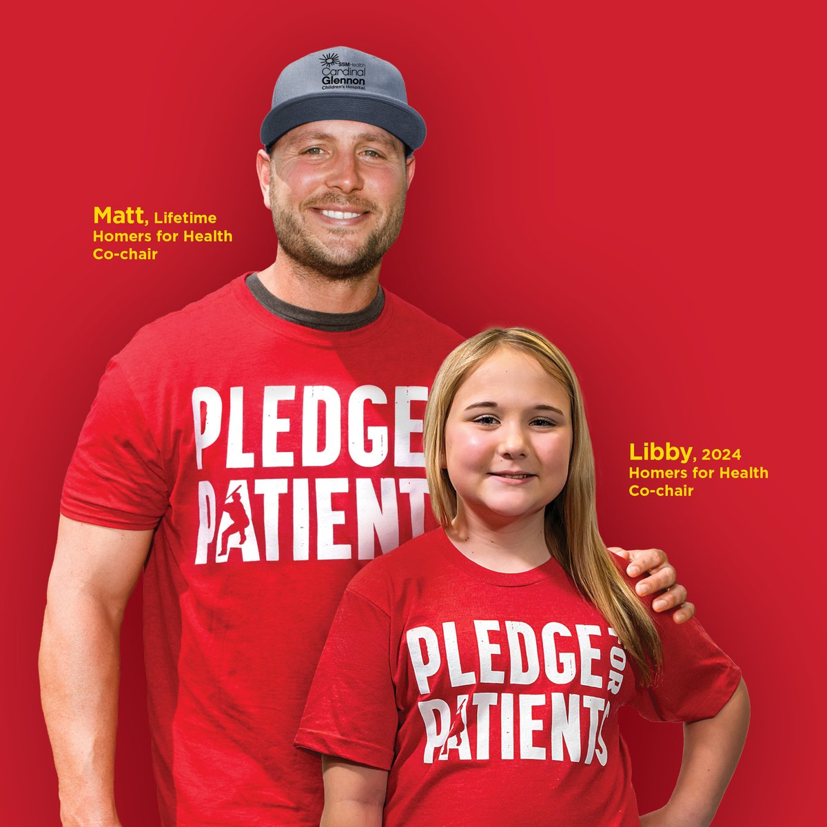 Homers for Health is back and we would like to introduce our newest Co-chair Libby!! Libby’s journey with Cardinal Glennon began in 2022. This year, we pledge for patients just like Libby! Make your pledge today at homersforhealth.org!