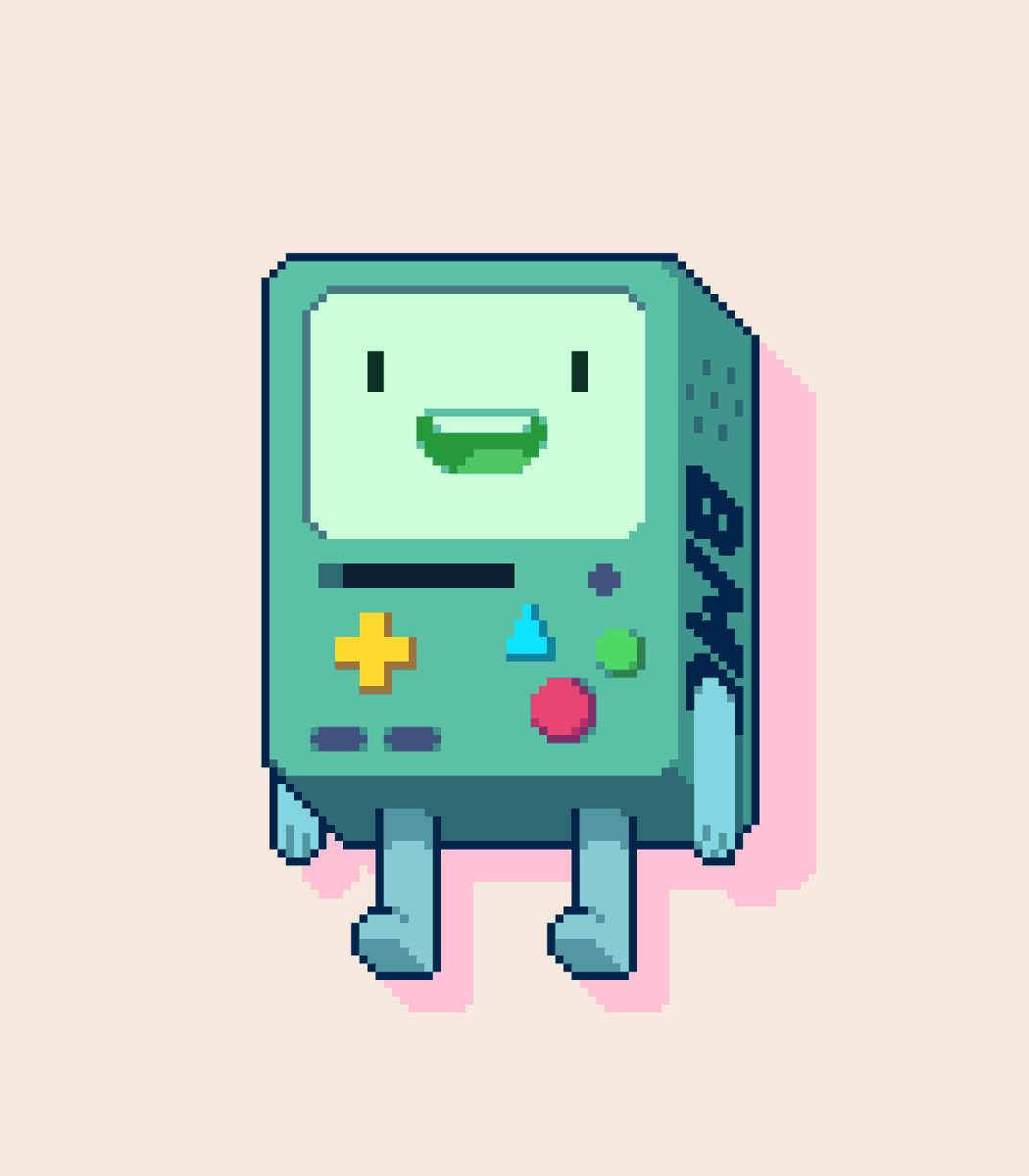 「noooo bmo!#pixelart 」|apple🍎のイラスト