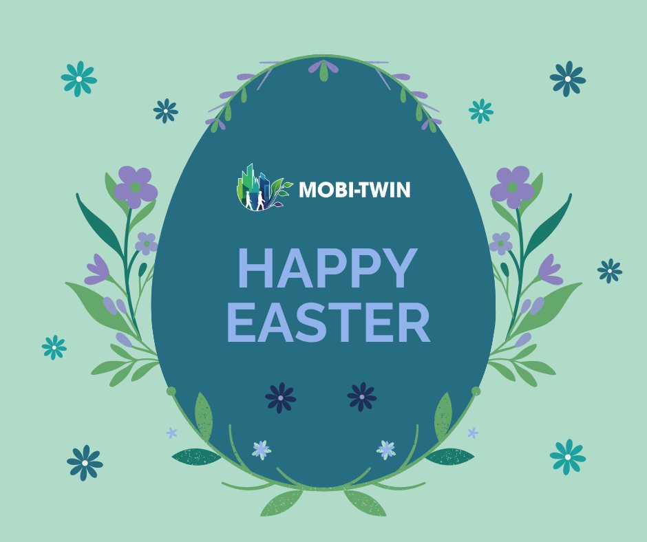 🌷 @MobiTwinProject wishes everyone a joyful and blessed Easter! 🌷 As we celebrate this joyous occasion, we reflect on the transformative power of the #twintransition in shaping our societies and economies.