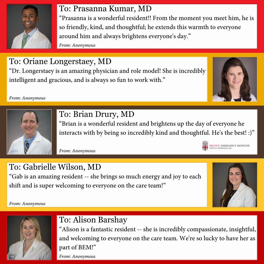 Our shout-outs today go to some of our superb EM residents 😊