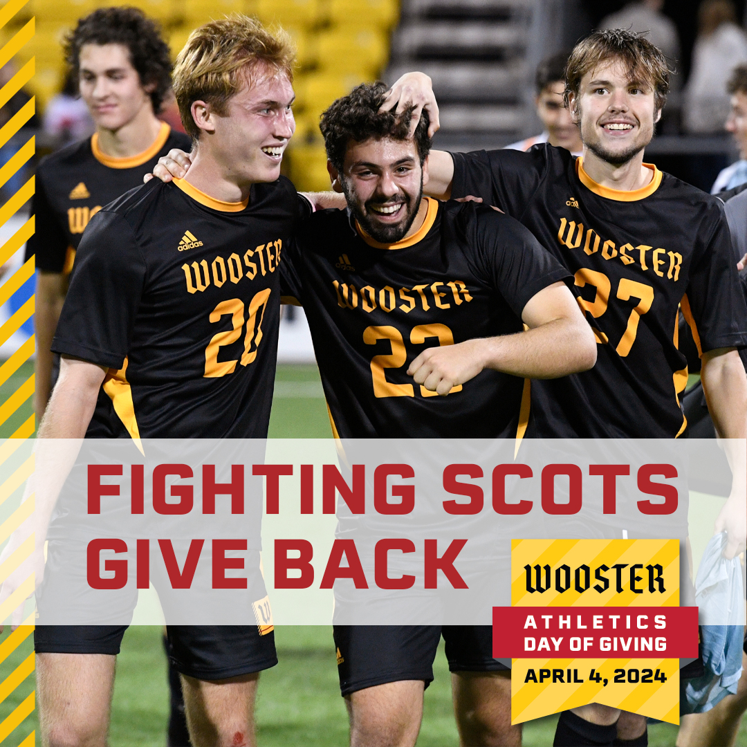 Scots for Life means giving back to help today’s Fighting Scot athletes excel both on and off the pitch! Make your gift today at wooster.edu/athletics-givi… #ScotsForLife #GoScots