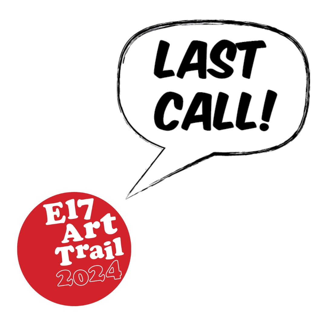 E17ArtTrail's tweet image. Final Call for the E17 Art Trail!
Deadline for registering and submitting your Listings Details form to be part of the festival is midnight, Monday 1st April! That&apos;s Bank Holiday Monday.
e17arttrail.co.uk #e17arttrail