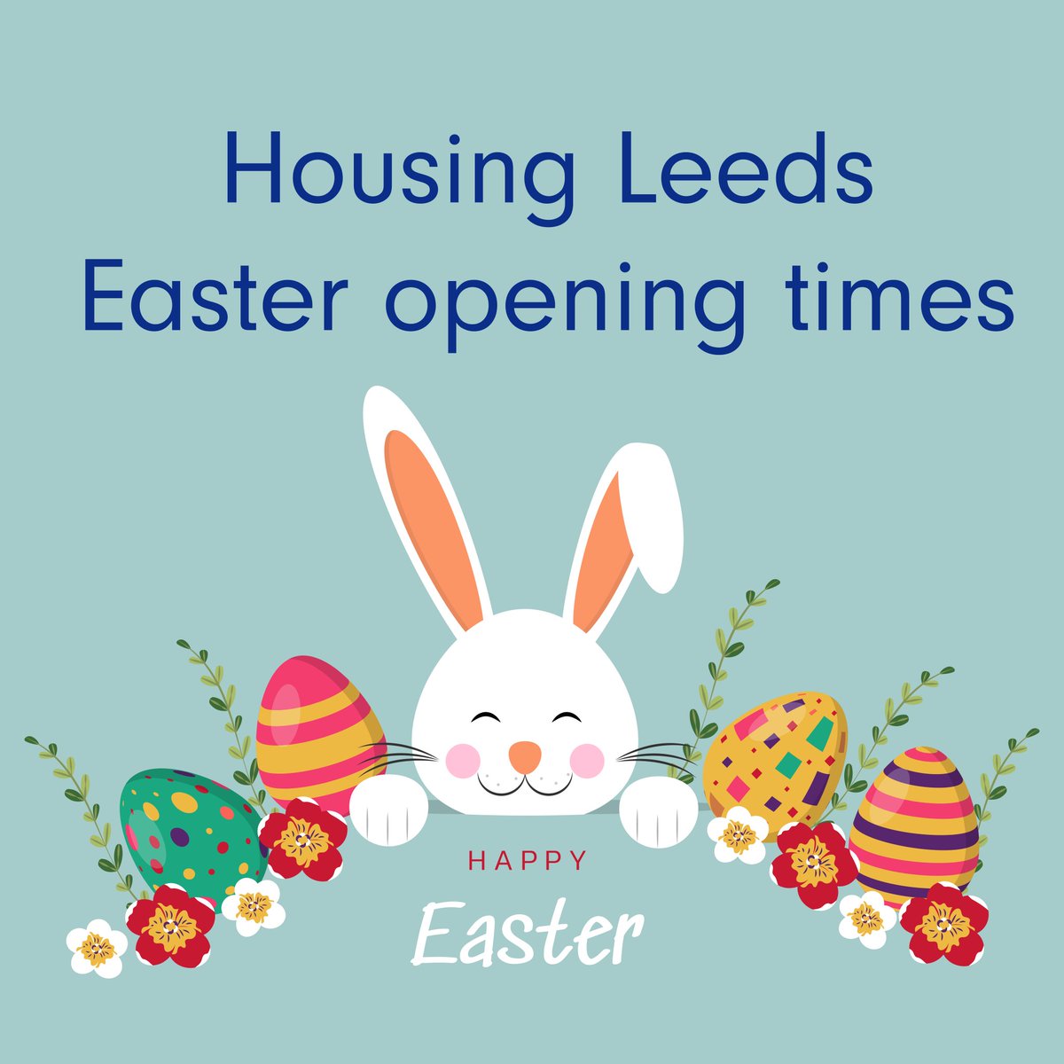 We will be closed from 5pm on Thursday 28 March until Tuesday 2 April. You can call an alternative number 0113 535 1035 for urgent enquiries. If you have an emergency where you consider there is a serious risk to life or property, please contact the emergency services.