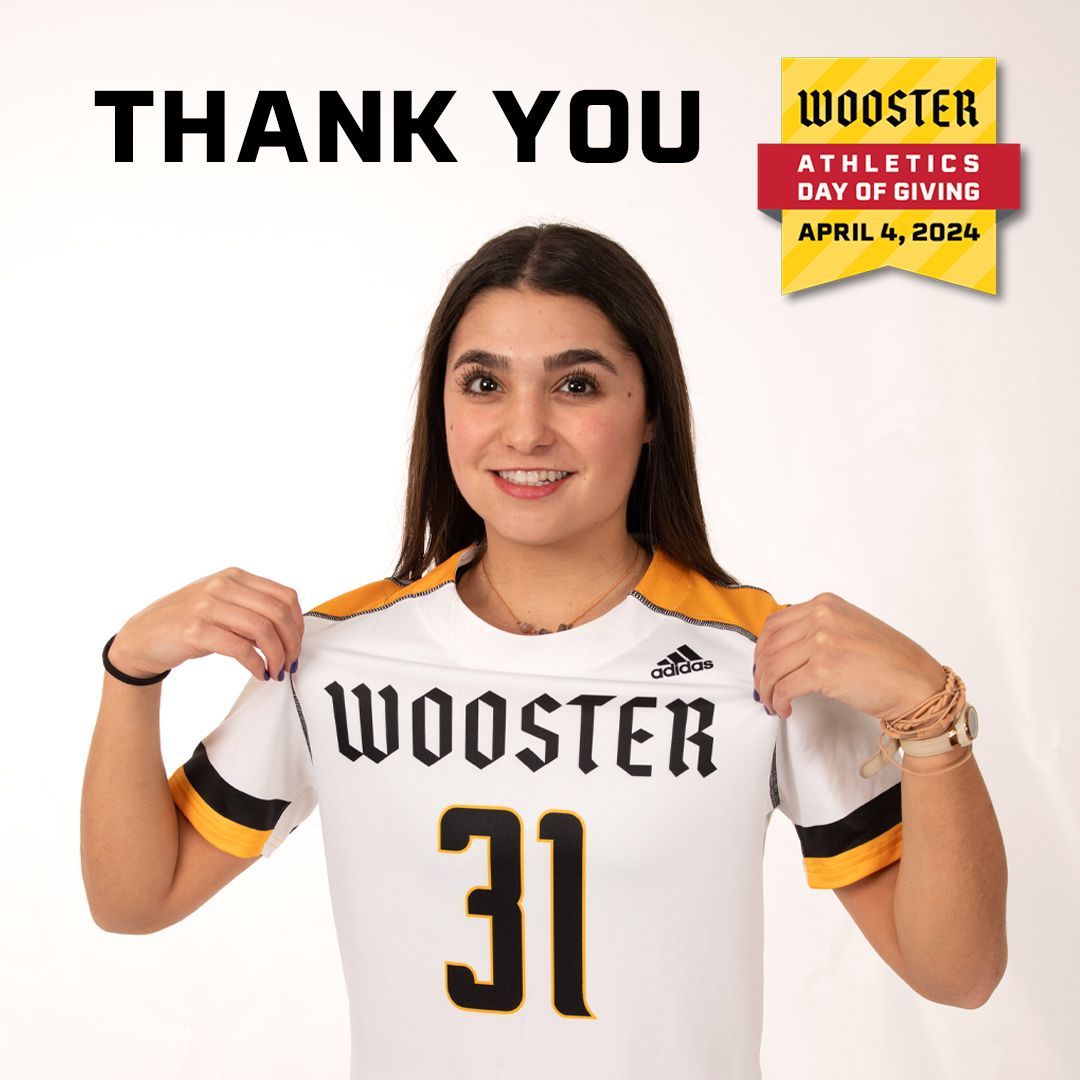 Thank you for supporting Wooster Athletics on our Day of Giving! Your Fighting Scot pride ensures that we have an exceptional student-athlete experience! #ScotsForLife #ThankYou