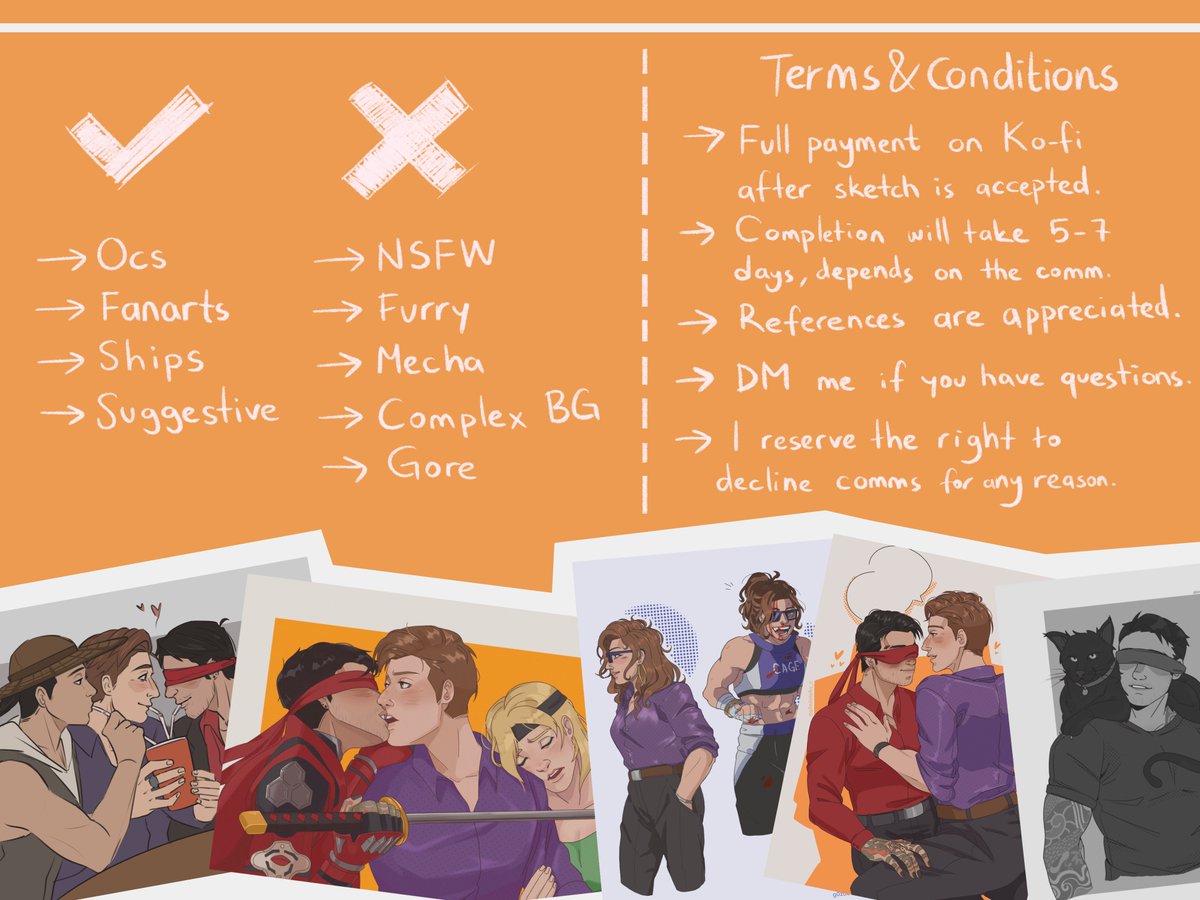 AYYYY first time doing this!! here is my c0mmission sheet.
🌸 3 slots are open.
🌸 DM me to ask anything.
🌸 For further information, please check out my Ko-fi page!
RTs are appreciated, thank you so much for supporting me <3
#commisionsopen
