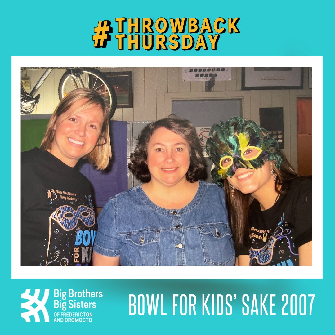 What a treat to discover this pic from 2007 of Janet Peabody, Annette Atkinson and a masked supporter! Janet was @BBBSFreddyOromo's Board President in 2007 and Annette has spent ✨44 years so far of her social work career✨ with us.😊 #ThrowbackThursday #NationalSocialWorkMonth