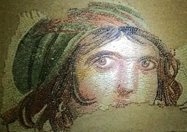 Çingene Kızı Mozaiği/ Zeugma Mozaik Müzesi/ Gaziantep
MS. 2 .3 .yy'a ait olduğu düşünülen bu mozaik, üç çeyrek bakış tekniği ile yapılmış ve Zeugma'nın Mona Lisa'sı olarak ünlenmiştir.
İnsanın paradan çok sevgiye ihtiyacı vardır.
İyi akşamlar dostlar. 🇹🇷💞😘