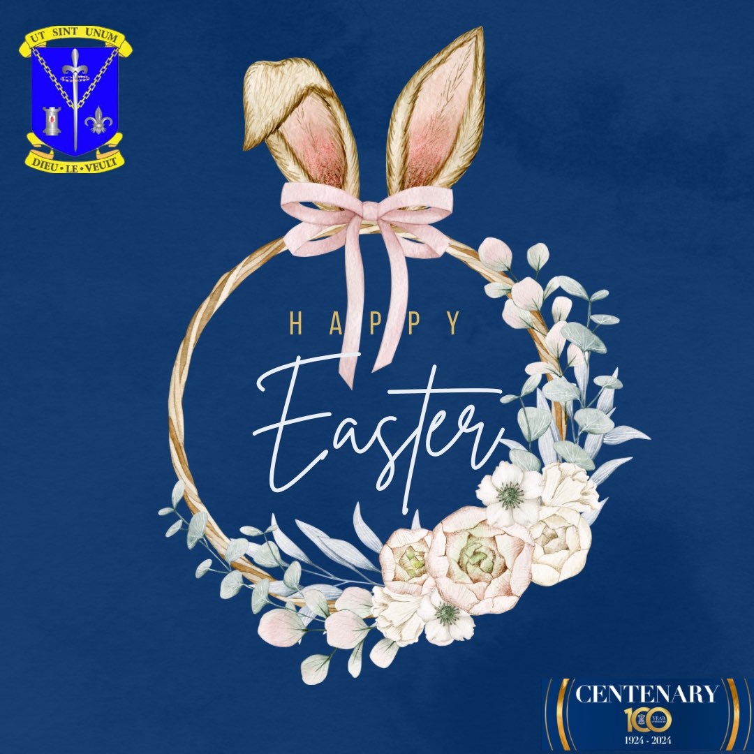 🐰🌼 Happy Easter 🐣🐰 From all of us at St Louis Grammar School, have a wonderful Easter break! 🐣🌸🥚