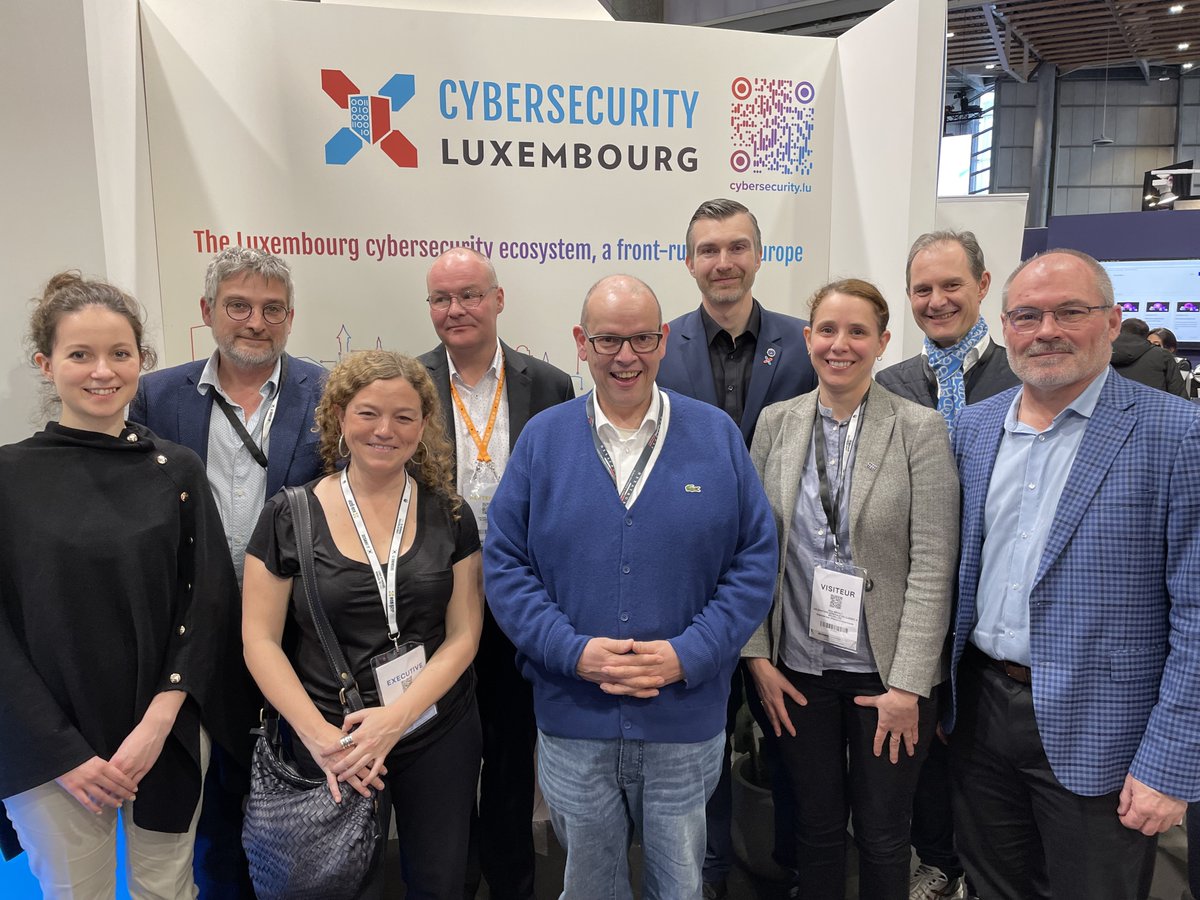 Chambre de Commerce du Luxembourg (@ccluxembourg) on Twitter photo #GoInternational
🌎 Hier, le pavillon luxembourgeois sur <a href="/FIC_eu/">Forum InCyber (FIC) - EUROPE</a> a rencontré les délégations du 🇱🇺 et du #Québec. Des représentants du Luxembourg ont échangé sur les intérêts communs en matière de cybersécurité et de définir de nouvelles pistes pour stimuler leur coopération. #GoInternational
🌎 Hier, le pavillon luxembourgeois sur <a href="/FIC_eu/">Forum InCyber (FIC) - EUROPE</a> a rencontré les délégations du 🇱🇺 et du #Québec. Des représentants du Luxembourg ont échangé sur les intérêts communs en matière de cybersécurité et de définir de nouvelles pistes pour stimuler leur coopération.