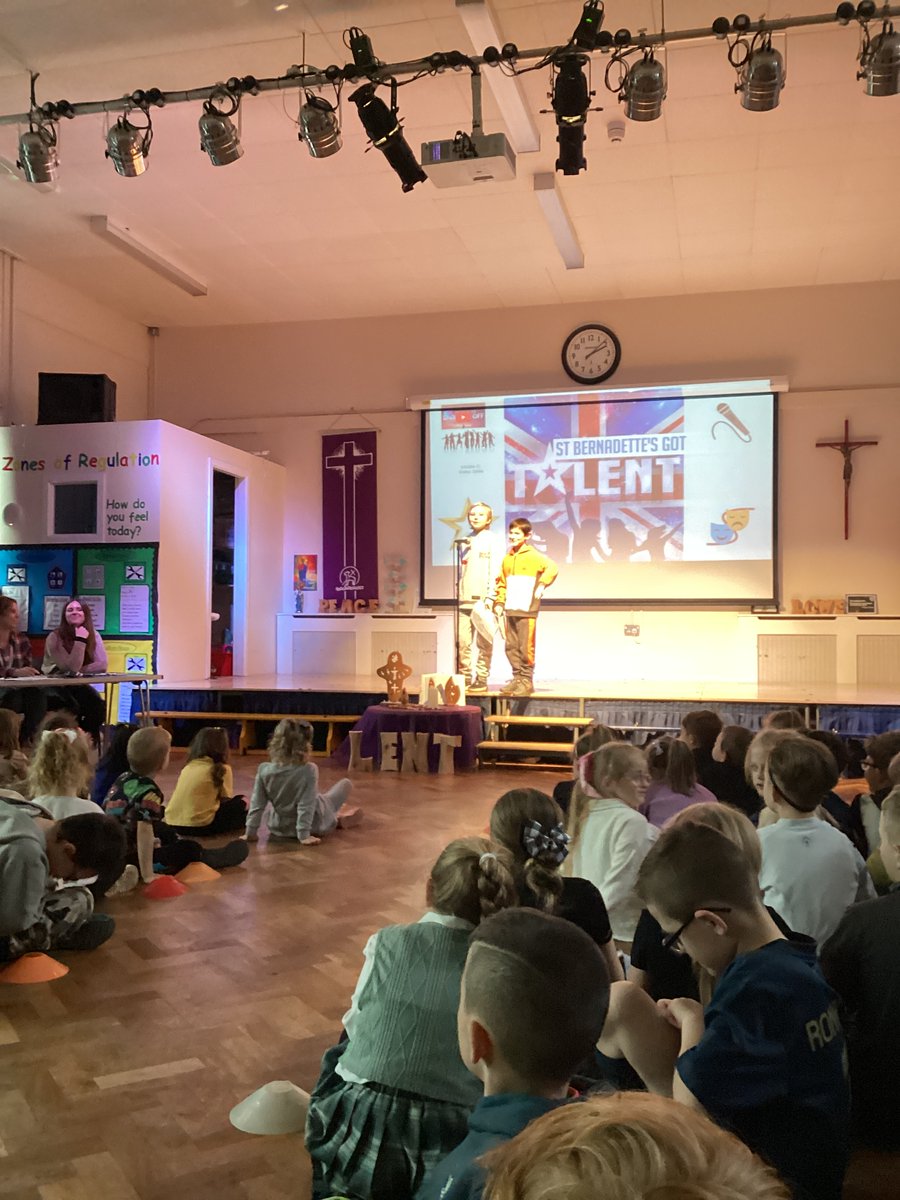 Wow what an amazing afternoon at St Bernadette's Got Talent. Well done to all finalists, you were amazing! We raised over £500 for our Lent charity Caritas. Thank you to our Mini Vinnies for organising it. @CaritasDio @SVPEnglandWales