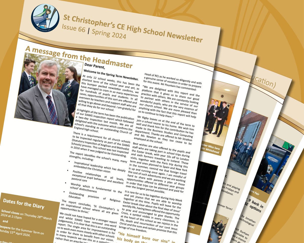 To all our pupils and staff, we hope you have a great and restful Easter break and wish the same for the wider school community. You can now download a copy of our Easter Newsletter below: bit.ly/3Q3qd0H We'll see you all back in school Monday 15th April!