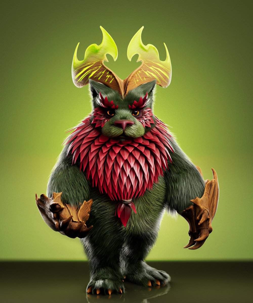 playaneemate's tweet image. Wanderers, meet Fluffar, a true fluff that perks up your stay on Hidden Islands. A soul of a panda, spirit of puppy, Fluffar is so fun to play with once you win over its joyful heart.

Flupaw represents its second evolution stage, guiding its instincts further toward its rascal