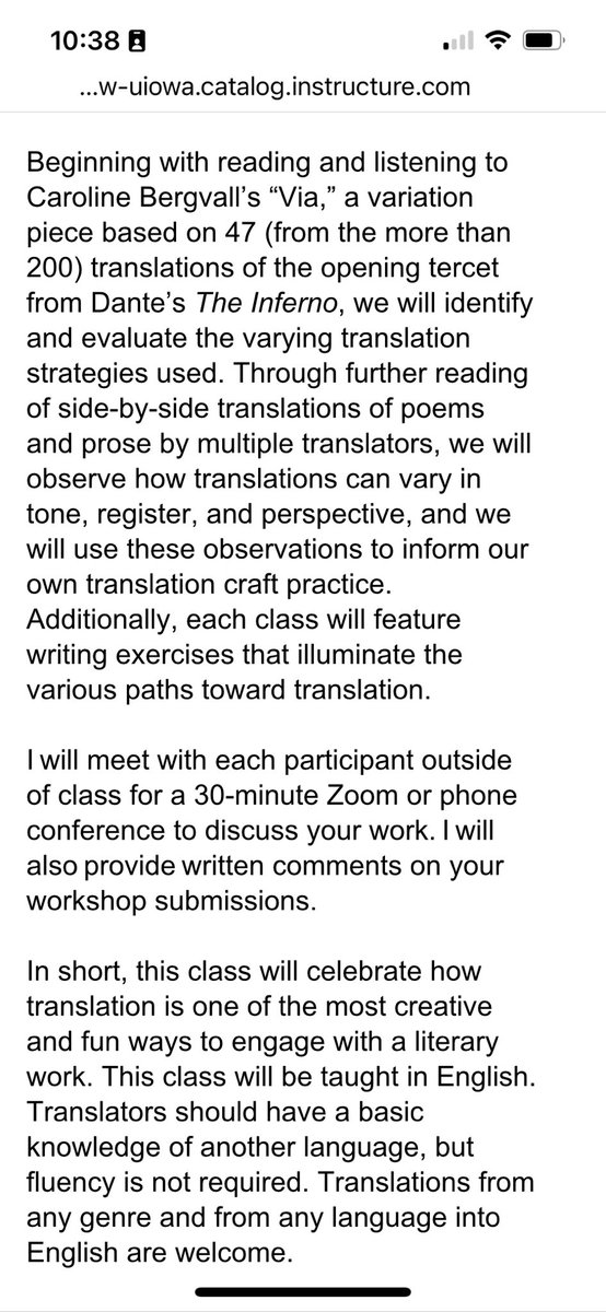 Honored to be teaching the first translation workshop on offer by @ISWFestival!

Swipe through to learn more and please share widely!