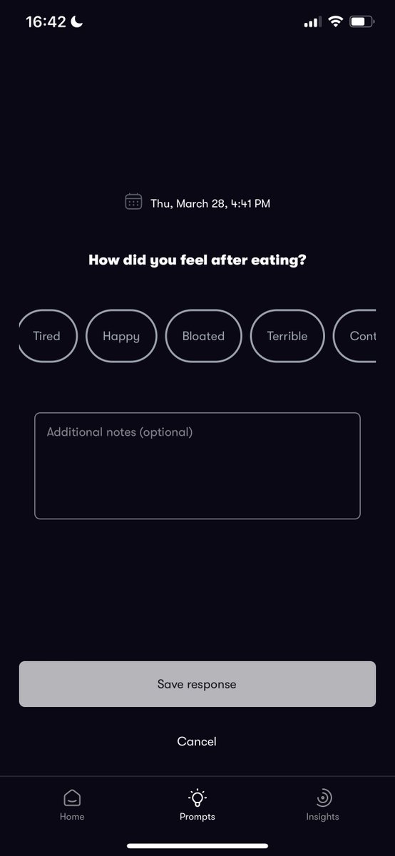 usefusionapp's tweet photo. @oluwatofunmii_ Hi @oluwatofunmii_ 👋🏽
You can easily do this with your Fusion Copilot app. You can record how you felt and also the meal you had. You also receive personalized recommendations to help you. 

You can also customize your options (Happy to answer any questions you might have). https://t.co/i9y764oSjH