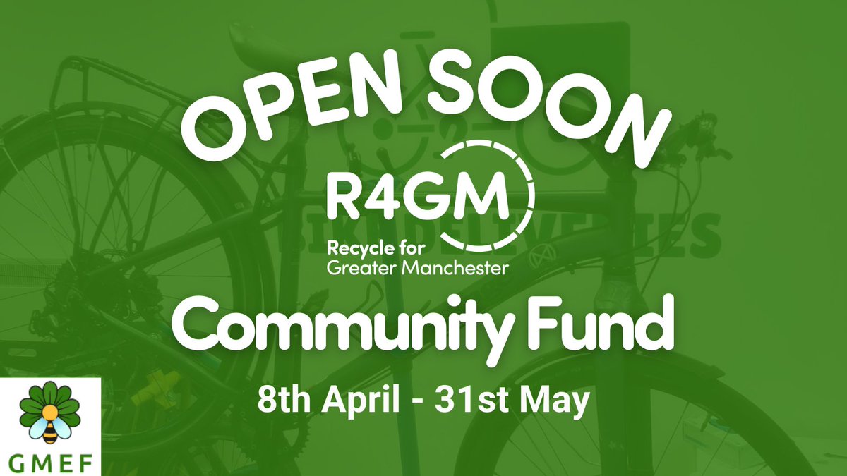 Up to £20K available for projects that aim to waste less, reuse more, and recycle right. Find out more 👉🏼 recycleforgreatermanchester.com/community-fund/ #GMGreenCity