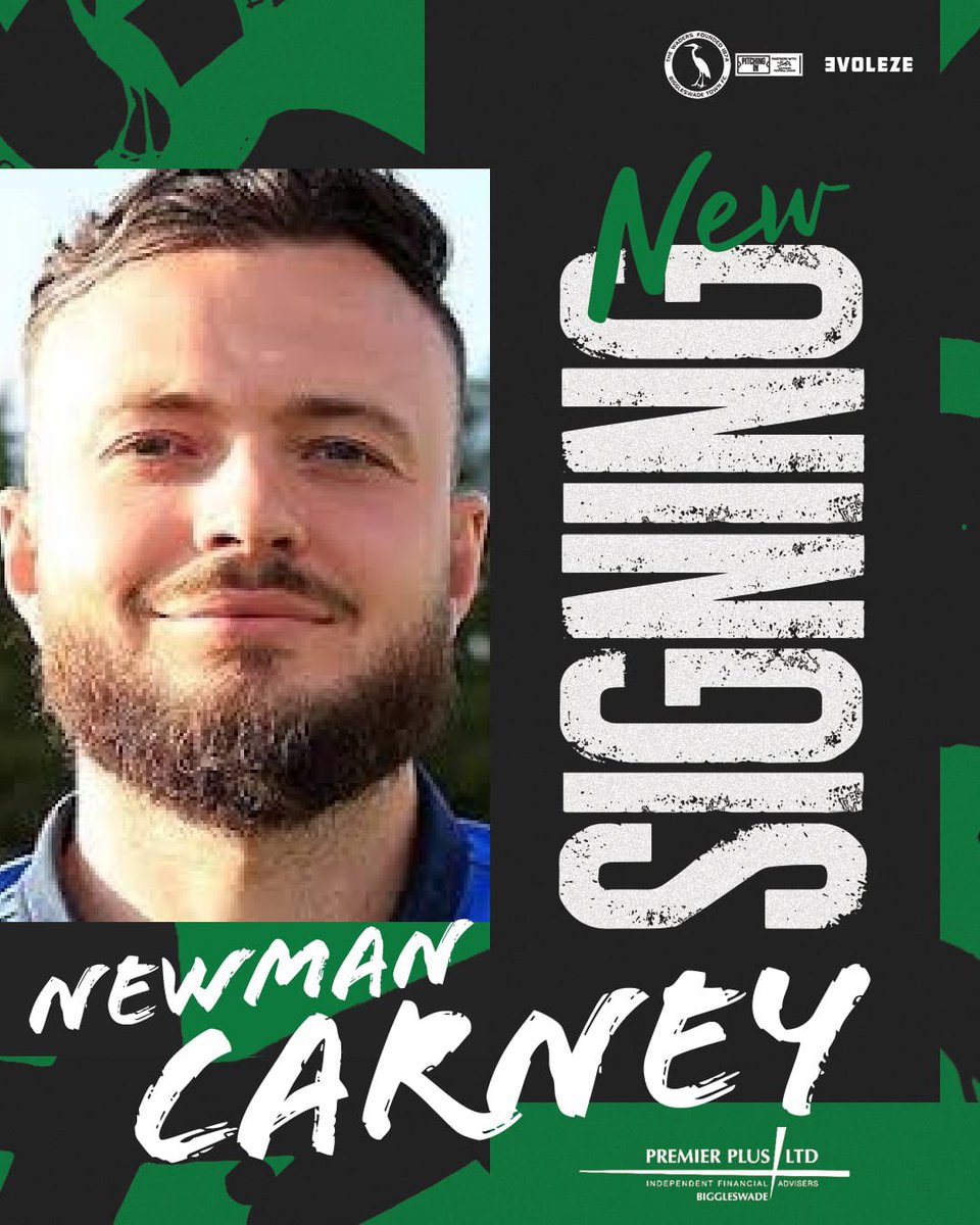 Biggleswade1874's tweet image. 𝗖𝗮𝗿𝗻𝗲𝘆 𝗝𝗼𝗶𝗻𝘀 𝗧𝗵𝗲 𝗥𝘂𝗻-𝗜𝗻 ✍️

Delighted to announce the signing of Newman Carney. The experience he will bring at the business end of the season will be crucial. 

A player that knows the group well and will fit straight into what we are about 💚

#leftfootwand