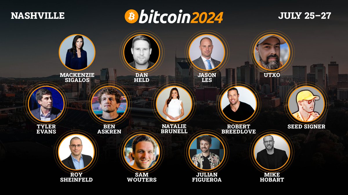 The #Bitcoin speaker dream team continues to grow with these legends joining the fray 👏🔥