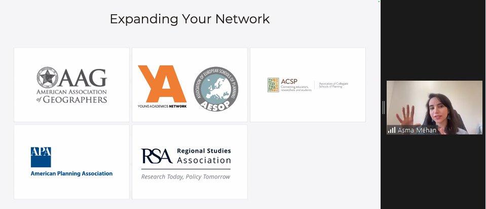 💫Our final speaker in todays #RSAWebinar in collaboration with <a href="/aesopYA/">AESOP Young Academics</a> is <a href="/asmamehan/">asmamehan</a> starting by outlining the challenges facing #PhD students, moving onto the benefits of #publishing; expanding &amp; building your networks.

#ProfessionalDevelopment #ECR

😊